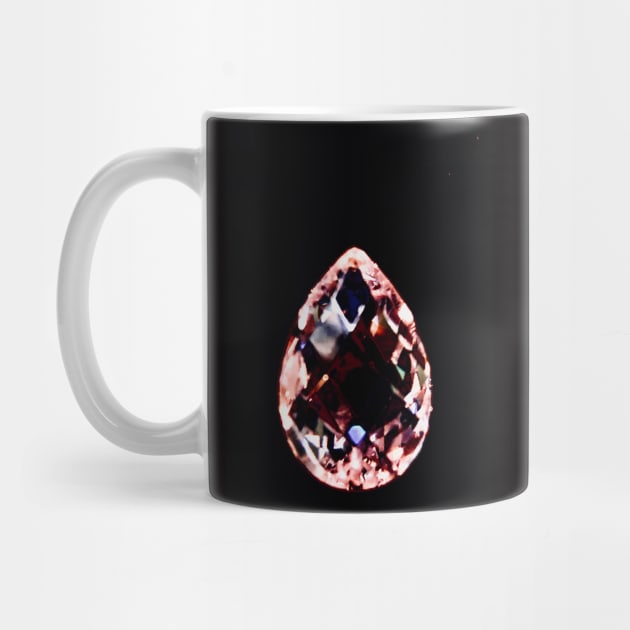 Rose gold Crystal drop by baksuart